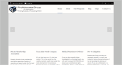 Desktop Screenshot of proadvocate.org
